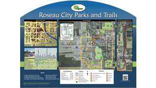 Roseau Trail Map